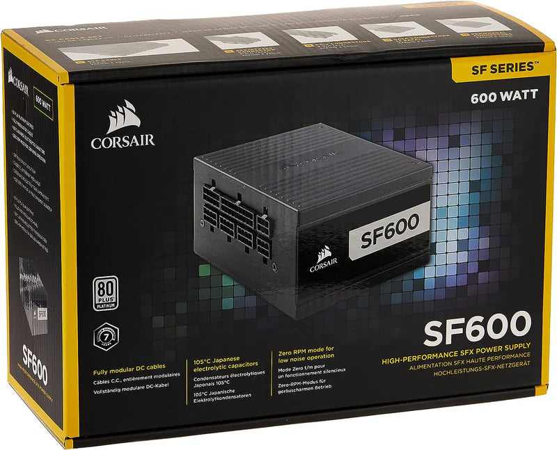 Corsair SF600 Platinum PSU Corsair SF600 Platinum PSU